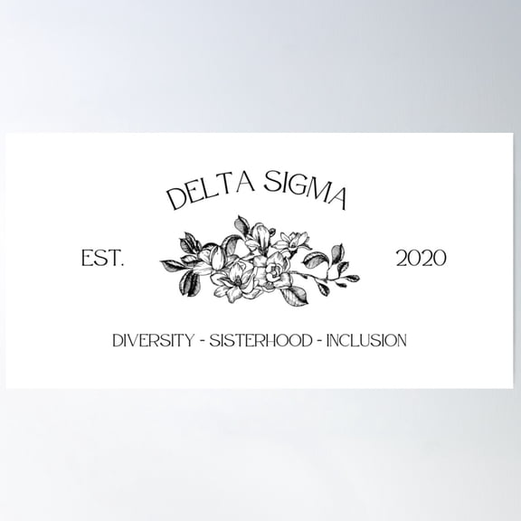 Ds Floral Poster Wall Art, Modern Wall Decor For Living Room Bedroom, 16x24 UNFRAMED