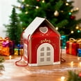 thumbnail image 1 of Dserfhy Christmas Wonderland Cottage Gift Box Reusable Holiday House-Themed Packaging Decorative Keepsake Box Winter Home Decoration, 1 of 8
