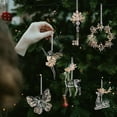 thumbnail image 1 of Dserfhy Clear Acrylic Christmas Ornaments Snowflake Tree Elk Butterfly Ballet Dancer Hanging Decoration for Holiday Winter Scene Decoration, 1 of 8