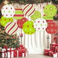 thumbnail image 1 of Dserfhy Red And Green Paper Lantern 12 Inches Christmas Hanging Round Lantern for Indoor Outdoor Holiday Ceiling Decor, 1 of 7