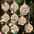 thumbnail image 1 of Dserfhy Xmas Countdown Sign Wooden Days Until Christmas Ornament Rustic Hanging Advent Calendar for Mantel Christmas Tree Decoration, 1 of 8