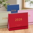 thumbnail image 1 of Dserhfy 2026 Desk Calendar Retro Style Thick Paper Time Management Planner Home Office School Daily Schedule Planner, 1 of 8