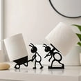 thumbnail image 1 of Dserhfy 2Pcs/Set Ant Toilet Roll Paper Holder 3D Printed Free Standing Wheelbarrow Ant Toilet Paper Holder Paper Towel Roll Dispenser Storage Rack, 1 of 8