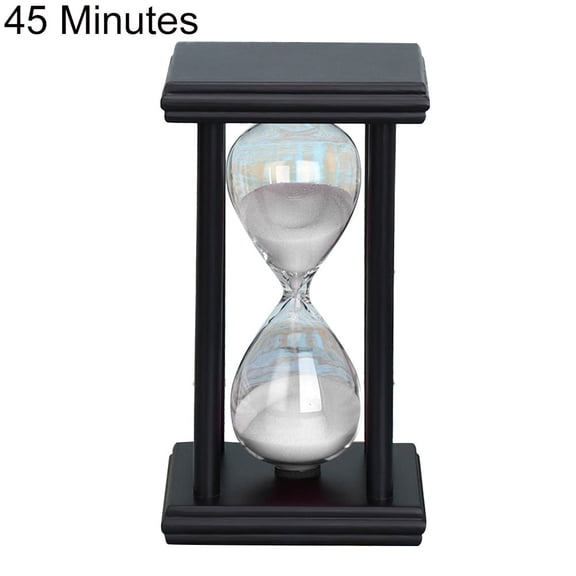 Dserhfy 45/60min Wooden Sand Clock Sandglass Hourglass Timer Kitchen School Home Decor