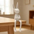 thumbnail image 1 of Dserhfy Bunny Statue Modern Sitting Bunny Figurine Easter Rabbit Sculpture for Home Living Room Office Table Shelf TV Cabinet Decor, 1 of 7