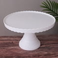 thumbnail image 1 of Dserhfy Cake Stand Stable Non-slip Plastic Wave Design Dessert Display Plate for Wedding, 1 of 8