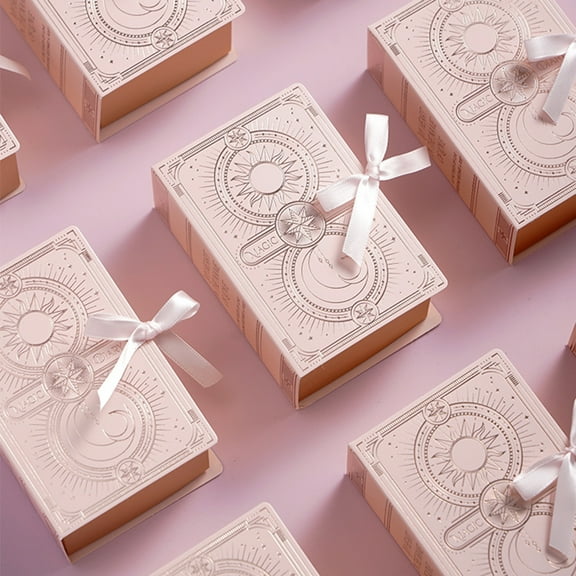 Dserhfy Candy Gift Box Sturdy Multi-function Cardboard Delicate Decorative Gifts Candy Box for Wedding