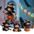 thumbnail image 1 of Dserhfy Car Mirror Hanging Decoration Cartoon Witch Cat/Kids 2D Flat Acrylic Pendant Halloween Car Rearview Mirror Ornament for Window Wall Auto Interior Accessories, 1 of 8