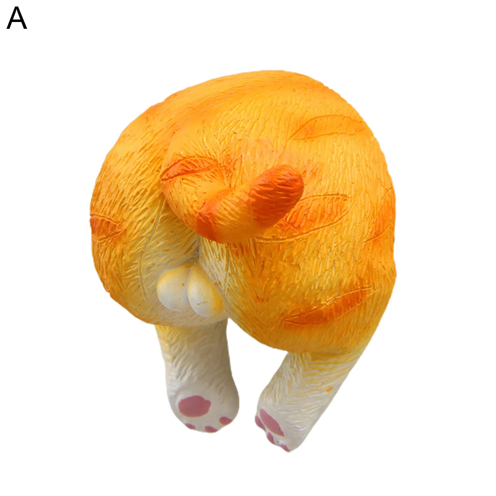 Dserhfy Cat Butt Magnetic Fridge Sticker Resin Office Home Fun ...