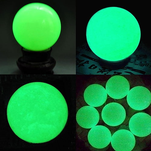 Dserhfy Charming Luminous Glow In The Dark Stone Sphere Ball with Base Home Decor Gifts