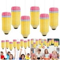 thumbnail image 1 of Dserhfy Crayon Hanging Paper Lanterns Party Decoration Welcome Back to School Classroom Decoration for First Day of School Party Supplies, 1 of 8