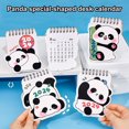 thumbnail image 1 of Dserhfy Desk Calendar Cartoon Panda Pattern 2024 Calendar Manage Time Plan Tasks Mini Calendar for Home School Office, 1 of 8