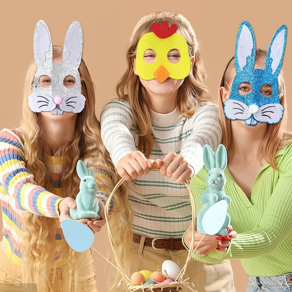 Dserhfy Forest-Friends Animals Felt Face Cushion Woodland Creatures Jungle Animal Cosplay Supplies Zoo Camping Themed Party Favors for Boys Girls