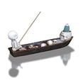 thumbnail image 1 of Dserhfy Gothic Falls Incense Burner Holder Aromatherapy Set Skeleton Stick Stand with 10 Reflux Cones Skull Boat Shape Incense Burner, 1 of 5