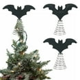 thumbnail image 1 of Dserhfy Halloween Bat Tree Topper Miniature Spooky Bat Tabletop Ornament for Home Office Halloween Party Decoration, 1 of 7