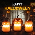 thumbnail image 1 of Dserhfy Halloween Portable Pumpkin Lantern with Lanyard Collapsible Battery Operated LED Pumpkin Light for Indoor Outdoor Decoration, 1 of 7