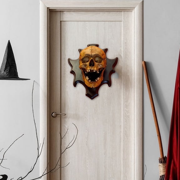 Dserhfy LED Halloween Skull Lamp Energy-Saving LED Bulb Technology Halloween Skeleton Night Light Bedroom Living Room Decor