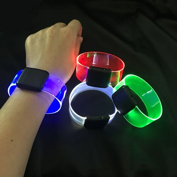 Dserhfy Party Bracelet Magnetic Luminous with Light Multipurpose LED Night Bracelet for Festival