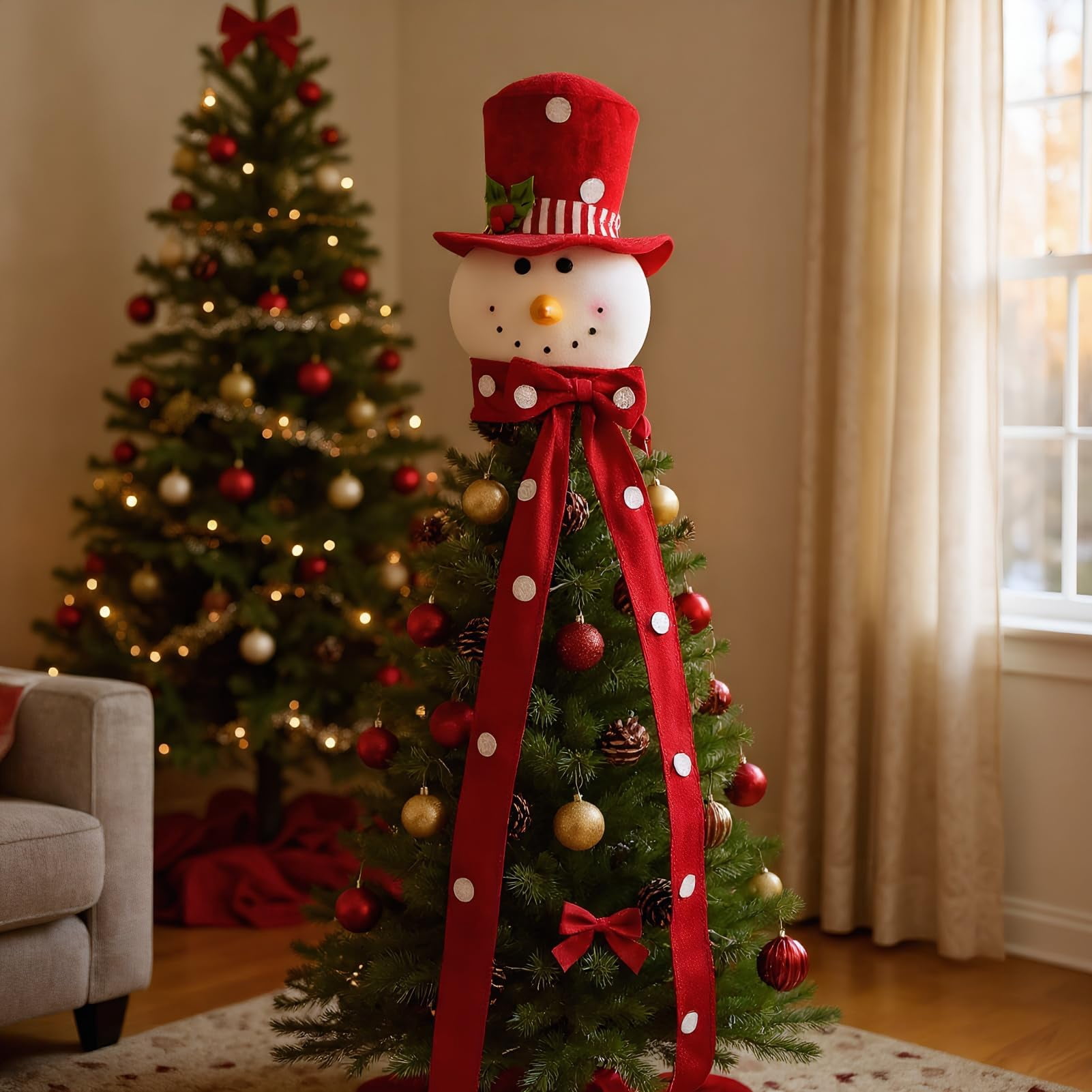 Snowman Tree Topper Walmart