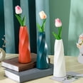 thumbnail image 1 of Dserhfy Unbreakable Flower Vase Modern Clear Texture Nordic Style Flower Container Home Decor, 1 of 8