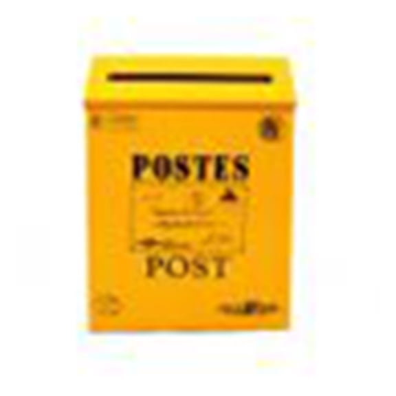 Dserhfy Vintage Wall Hanging Iron Mailbox Mail Postal Letters Newspaper Box Home Decor