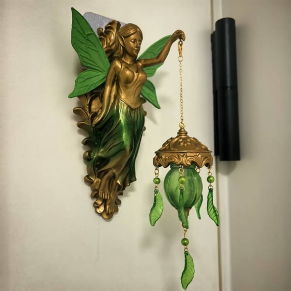 Dserhfy Vintage Wall Lamp Mermaid/Fairy/Angel/Goddess Night Light Decorative Wall Sconce for Bedroom Living Room Hotel Restaurant