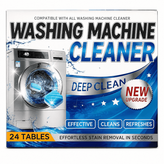 Dashti Dishwasher Cleaner and Deodorizer Tablets, 48 Count, Deep Cleaning Descaler for Dishwashers, Front Load and Top Load Washing Machines