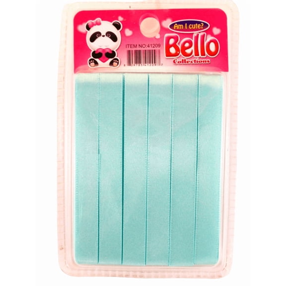 Dsk Bello Girls Pastel Blue Hair Ribbons - 6 Pcs.