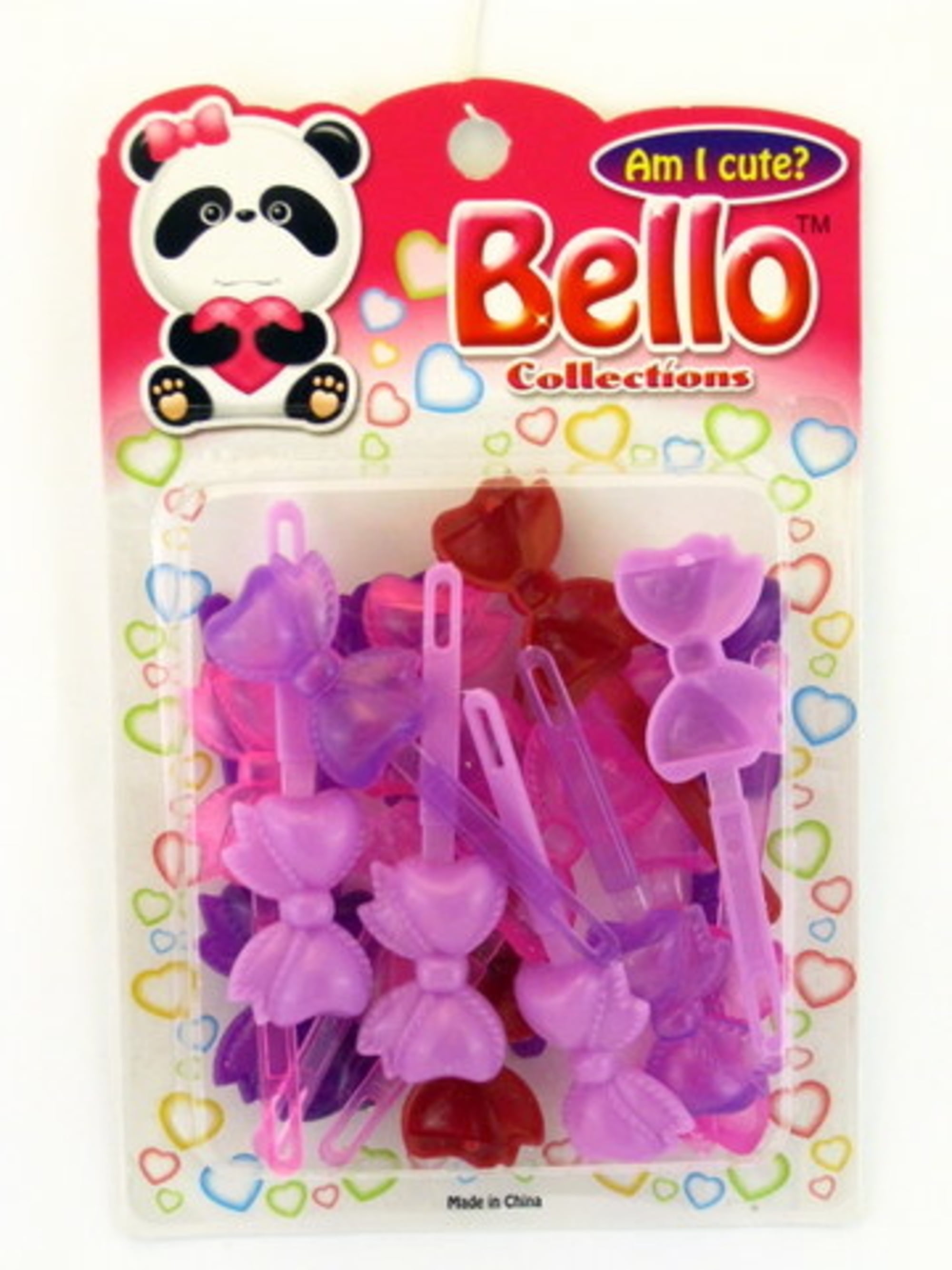 Tara Girls Fermagli Per Capelli Con Fiocco In Plastica Con Cerniera Automatica Rosa E Bianco 20 Pezzi Di Tara~p117931719 - Foto 9