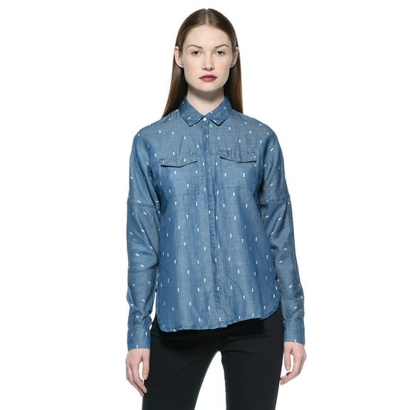 Dsl55 By Diesel Spur Shirt 55E26 Blue XS
