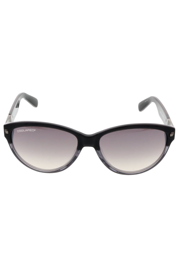 Dsquared DQ0147/S 05B Black Gradient Cat Eye Sunglasses for womens