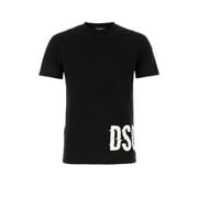 Dsquared Man Black Cotton T-Shirt