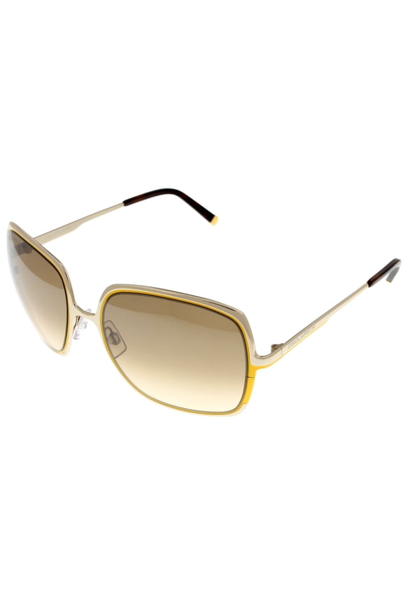 Dsquared Sunglasses Women Gold Yellow DQ0012 28F Square Size 63-18-120