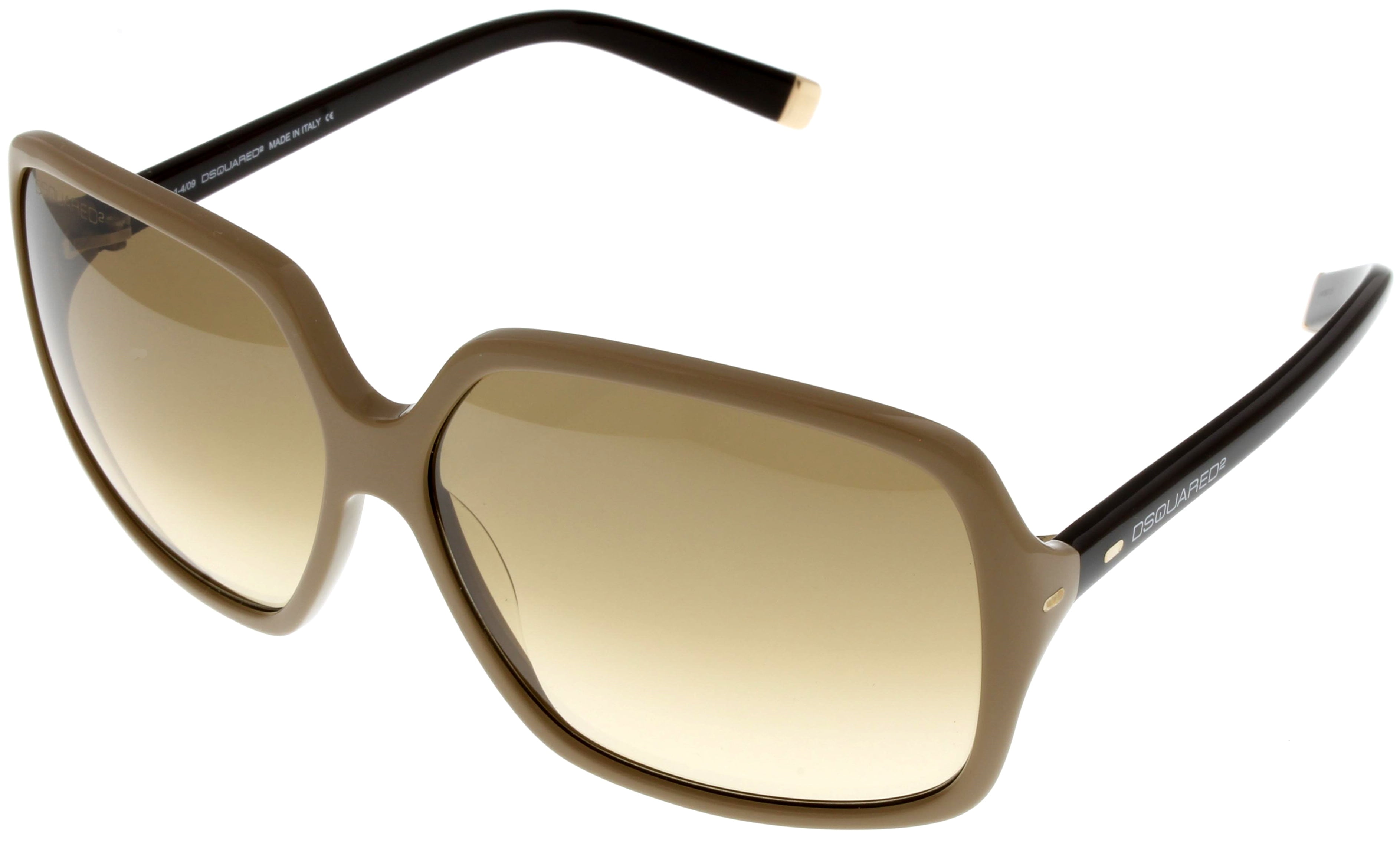 Dsquared Sunglasses Women Taupe Brown DQ0035 57F Square 62  display picture 2