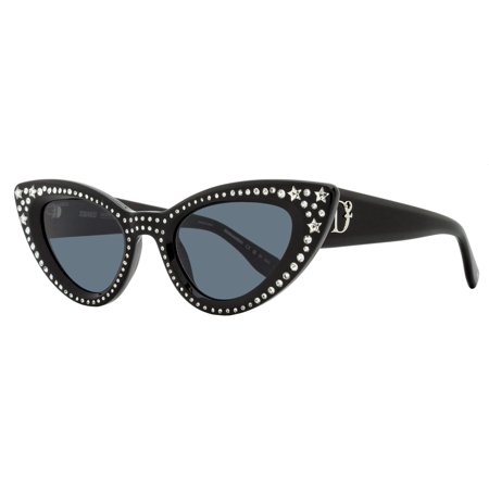 Dsquared2 Crystal Cat Eye Sunglasses D2 0092/N/S 807IR Black 51mm