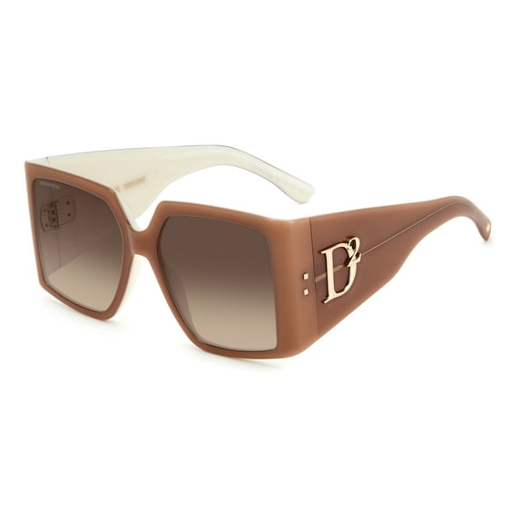 Dsquared2 - D2 0096/S, Squared acetate women NUDE BEIGE/BROWN SHADED