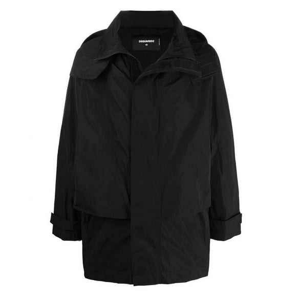 Dsquared2 Black Windbreaker Jacket (Men's)