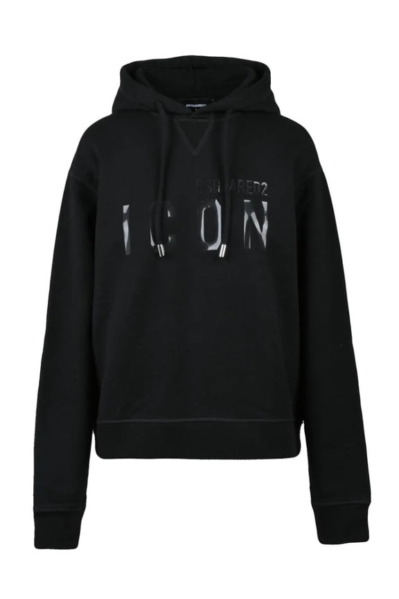 Relaxed-Fit Black Hoodie (Women's)