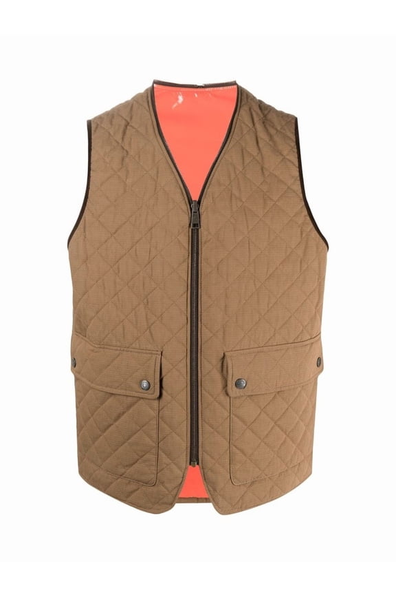 Reversible Quilted Vest Jacket (Men's)