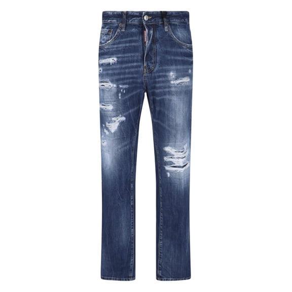 Dsquared2 Straight-Leg Jeans With Traditional Five-Pocket Styling (Men's)