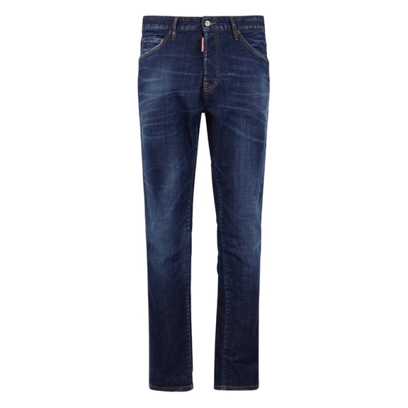 Dsquared2 Straight-Leg Medium-Dark Wash Denim Jeans (Men's)