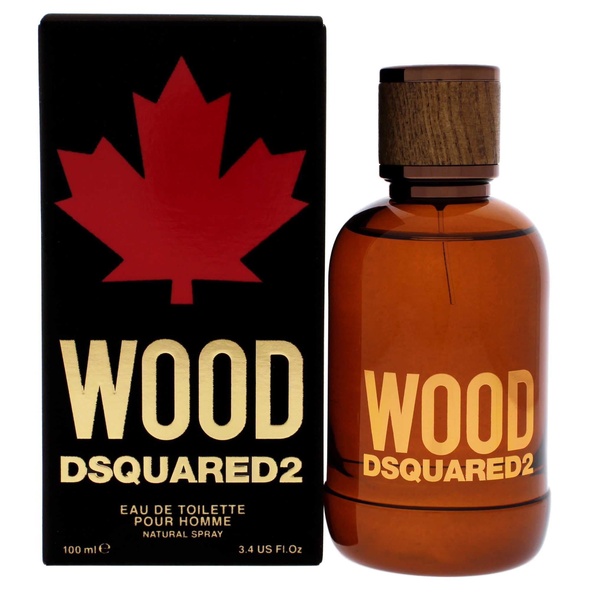 DSQUARED2 WOOD Perfume for Men - Eau De Toilette Spray, 3.4 Oz