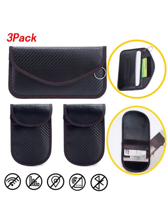 3Pcs New Shielding Bag Combination Set (1*Rectangular Signal Shielding Bag +2*Shielding Key Bag)