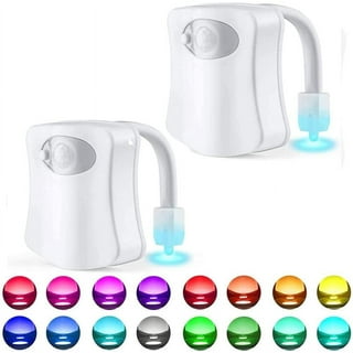 Chunace 16-Color Toilet Night Light, Motion Sensor Activated