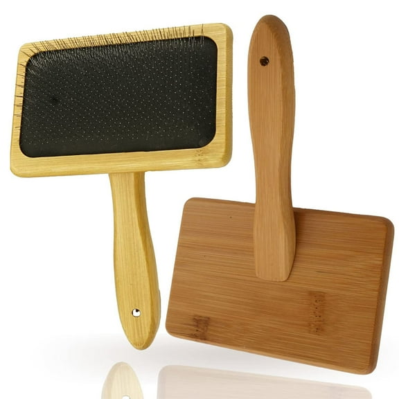 Dsseng 2Pcs Wool Carders Needle Felting Brush, Hand Carders for Wool, Craft Wool Needle Felting Tools with Solid Wood Handle,Spinning and Weaving, for Craft Felt Project