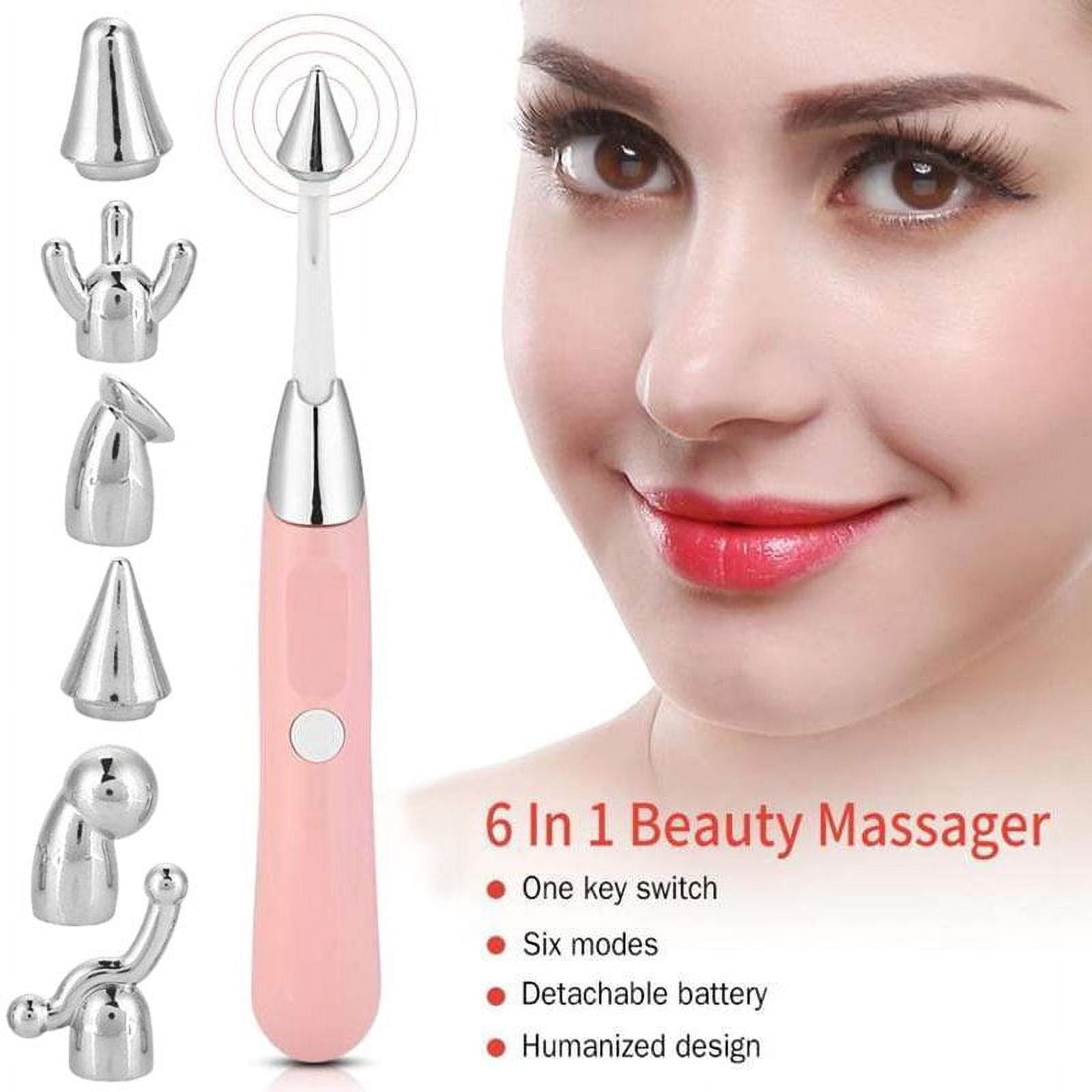 Dsseng 6 In 1 Electric Tinnitus Relief Massager Wand Anti Age Face
