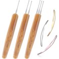 thumbnail image 1 of Dsseng 6Pcs Dreadlock Crochet Hook for Hair Dreadlock Needle Tool for Braid Craft Dread Locks Crochet Needles 0.75mm, 1 of 5