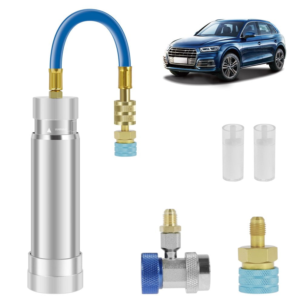 Dsseng AC Oil Injector Kit R134A Oil Injector with R1234YF Low Side