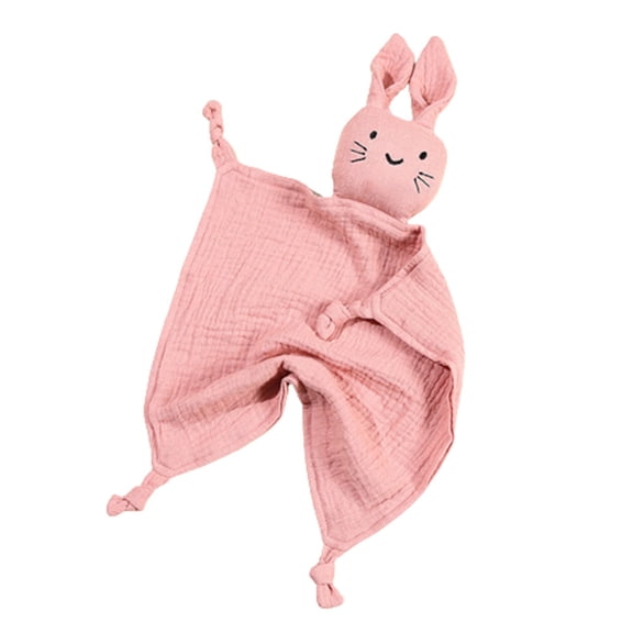 Dsseng Baby Cotton Muslin Bedspread Soft Newborn Sleeping Dolls Cute Cat Kids Sleeping Toy Soothe Towel Bib