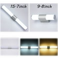 thumbnail image 1 of Dsseng Bathroom Vanity Light Fixture, 15.7inch 16W Chrome LED Mirror Lights for Bathroom Wall Sconces Bar Lighting(Warm White Light）, 1 of 6